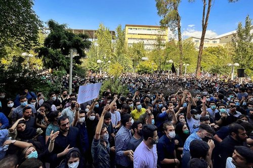 Student protests in Iran / Photo: Darafsh