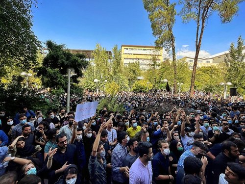 Student protests in Iran / Photo: Darafsh